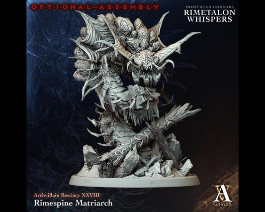 Rimespine Matiarch - Rimetalon Whispers - Highly Detailed Resin 8k 3D Printed Miniature
