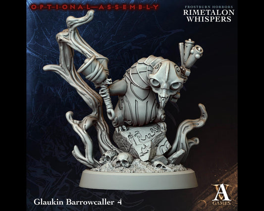 Glaukin Barrowcaller 4 - Rimetalon Whispers - Highly Detailed Resin 8k 3D Printed Miniature