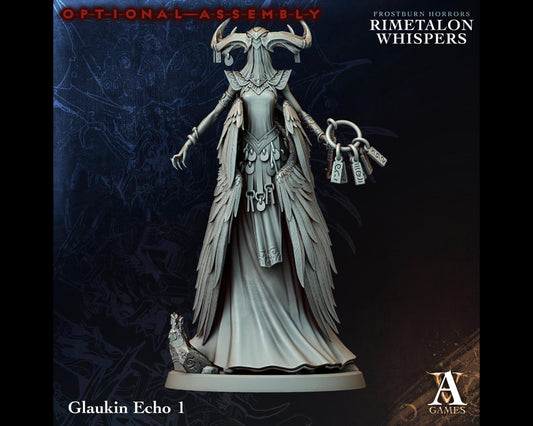 Glaukin Echo 1 - Rimetalon Whispers - Highly Detailed Resin 8k 3D Printed Miniature