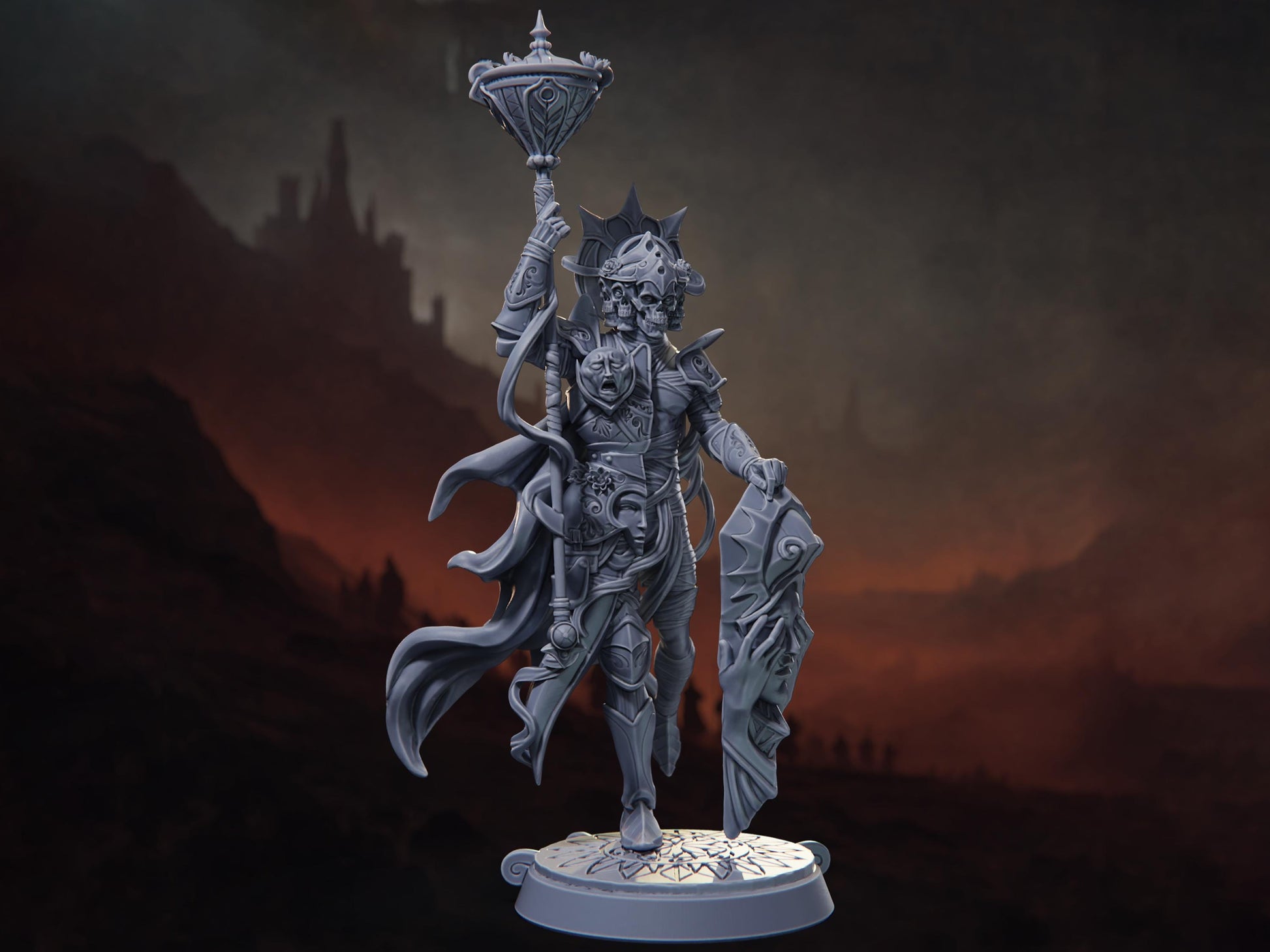 Failed Crusader - Crusade of Penitence - Highly Detailed Resin 8k 3D Printed Miniature