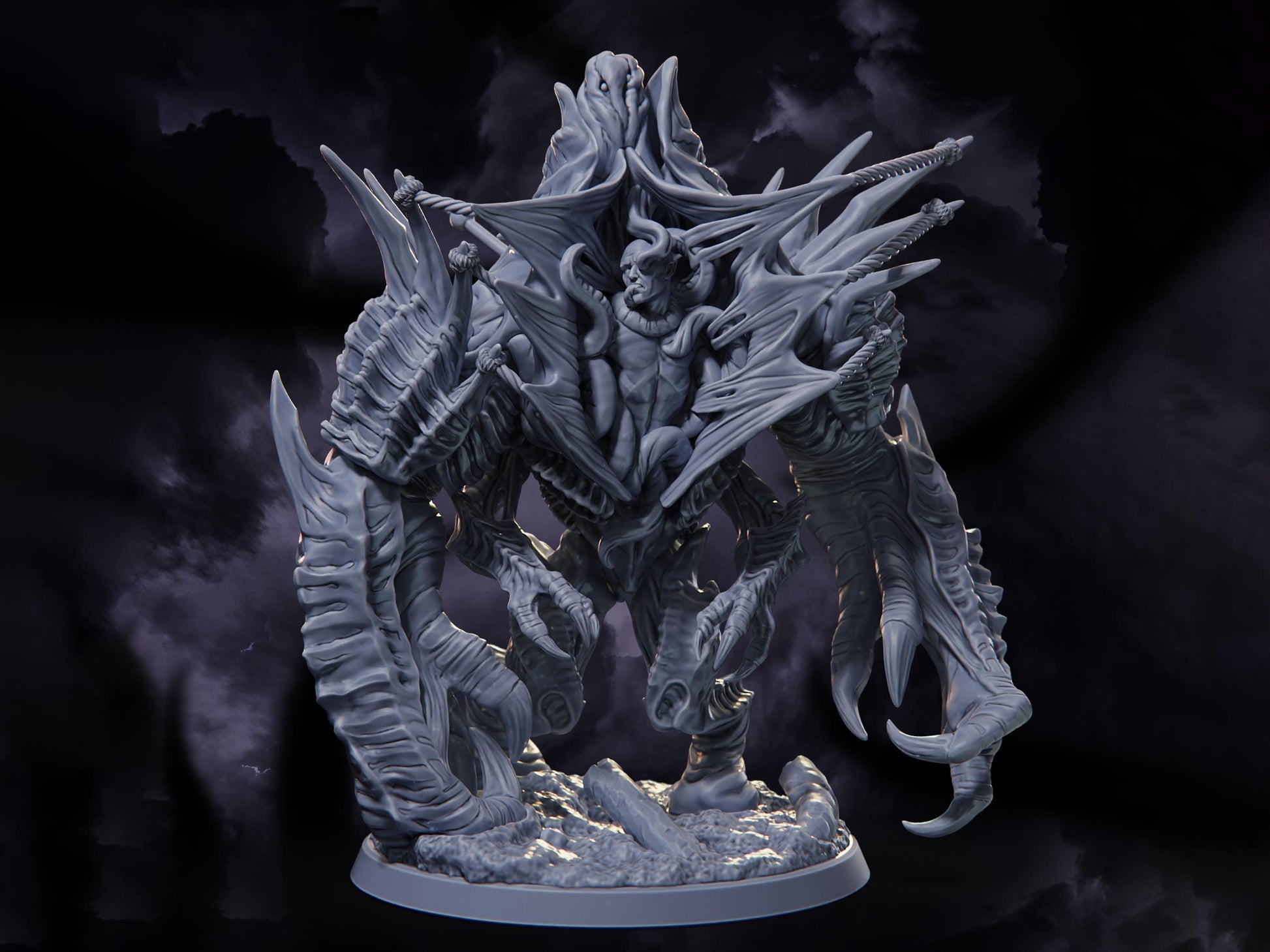 Caged Symbiosis - Nightmares of the Far Realm - Highly Detailed Resin 8k 3D Printed Miniature