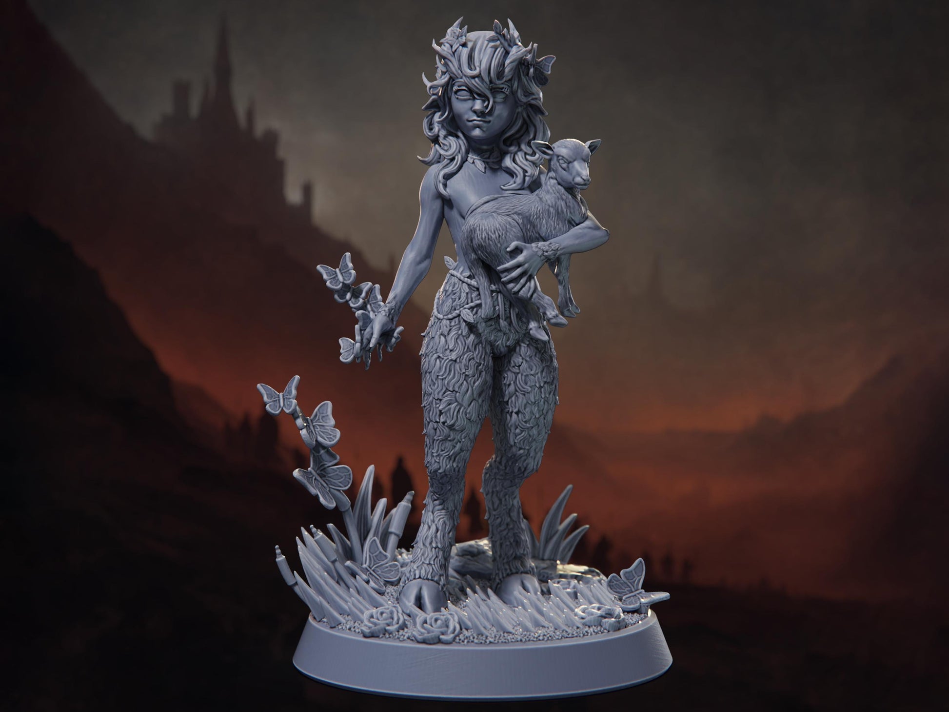 Soul of Innocence - Crusade of Penitence - Highly Detailed Resin 8k 3D Printed Miniature