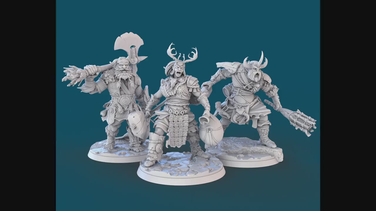 Frost Giants - High Detail Resin 3D Printed Miniatures