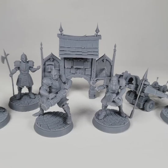 Town Guard Miniatures and Themed Props/Scatter Terrain/Scenery - D&D