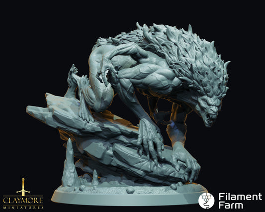 Underdark Stalker - Dwellers of the Underdark - Highly Detailed Resin 3D Printed Miniature