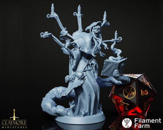 Velara Baelgrim, The Bonereaver - The Archlich's Academy - Highly Detailed Resin 8k 3D Printed Miniature