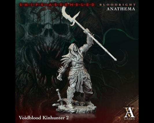 Kinhunter 2 - Bloodright Anathema - Highly Detailed Resin 8k 3D Printed Miniature