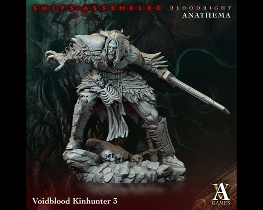 Kinhunter 3 - Bloodright Anathema - Highly Detailed Resin 8k 3D Printed Miniature