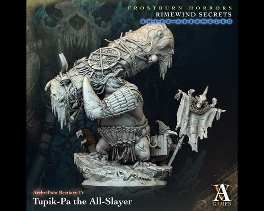 Tupik-Pa, The All-Slayer - Rimewind Secrets - Highly Detailed Resin 8k 3D Printed Miniature