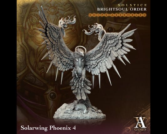 Solarwing Phoenix 4 - Brightsoul Order - Highly Detailed Resin 8k 3D Printed Miniature